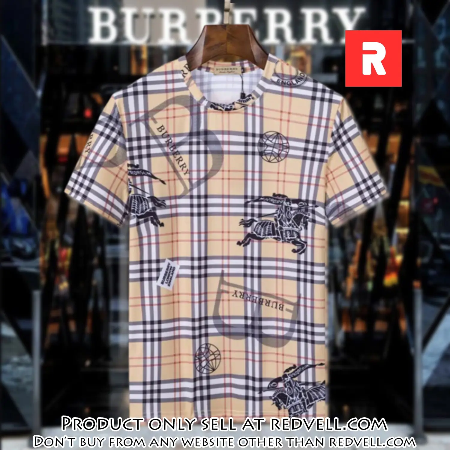 Burberry logo luxury brand tshirt outfit for men women rv4751059